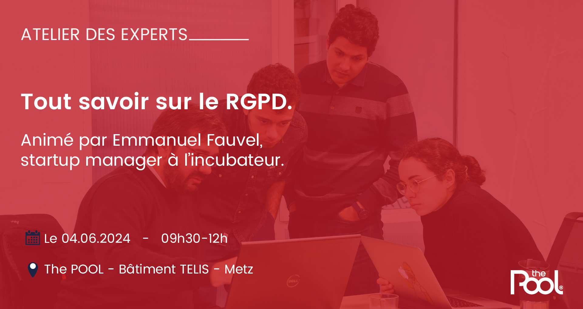 Atelier des Experts sur le RGPD à l'incubateur